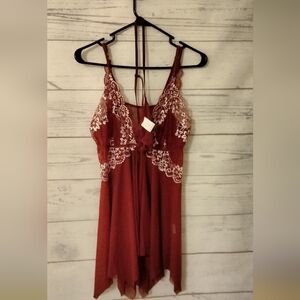 No Brand - Women's See Through Nighty With Panties